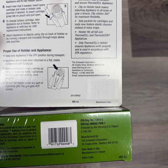 BUNDLE! ThermaCELL Mosquito Repellent Plus Holster with Clip - Picture 3 of 3